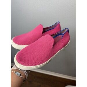 Rothy's The Original Slip On Sneaker Womens Size 4 Shoes Hot Pink Loafers